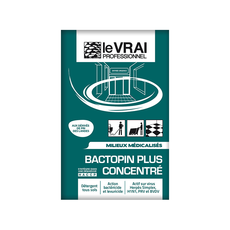 BACTOPIN PLUS CONCENTR- 20 ml - Dtergent dsinfectant odorisant milieu mdical