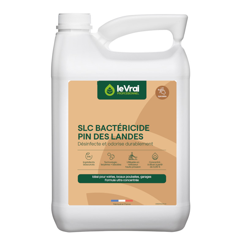 SLC BACTERICIDE PIN DES LANDES - Bidon 5L - Odorisant dsinfection lieux publics