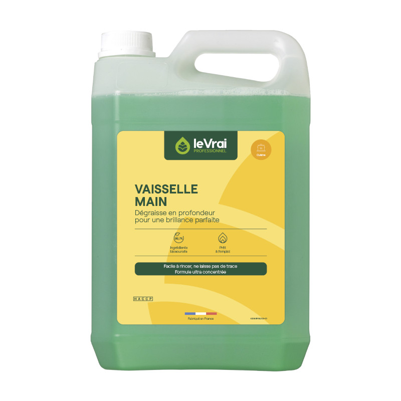 VAISSELLE MAIN - Bidon 5 L - Dgraissant fort toutes salissures et dpots gras