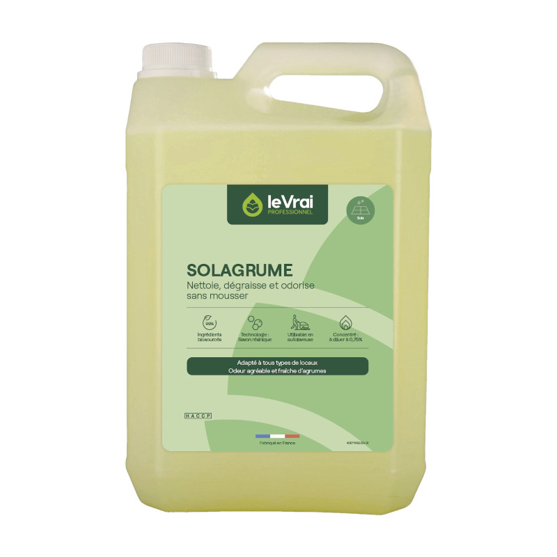 SOLAGRUME  Bidon 5L - Dtergent nettoyant surfaces lavables