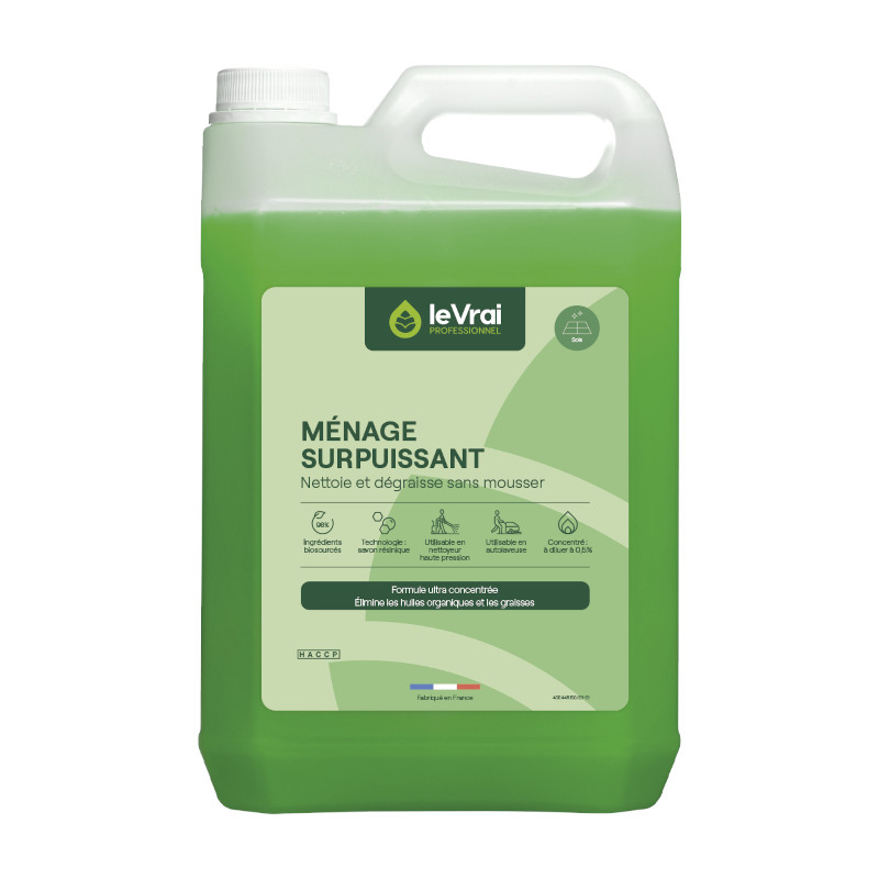 MENAGE SURPUISSANT Pin des Landes - Bidon 5 L - Dtergent alcalin odorisant