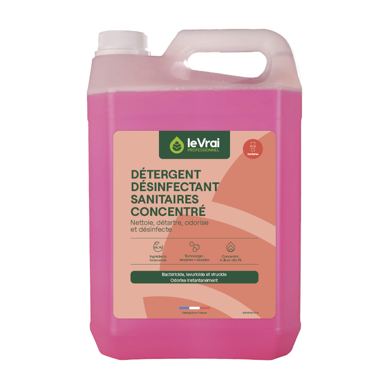 DETERGENT DESINFECTANT SANITAIRE CONCENTR (DDS) - Bidon de 5 L