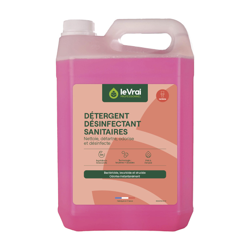 DETERGENT DESINFECTANT SANITAIRE PAE - Bidon 5 L