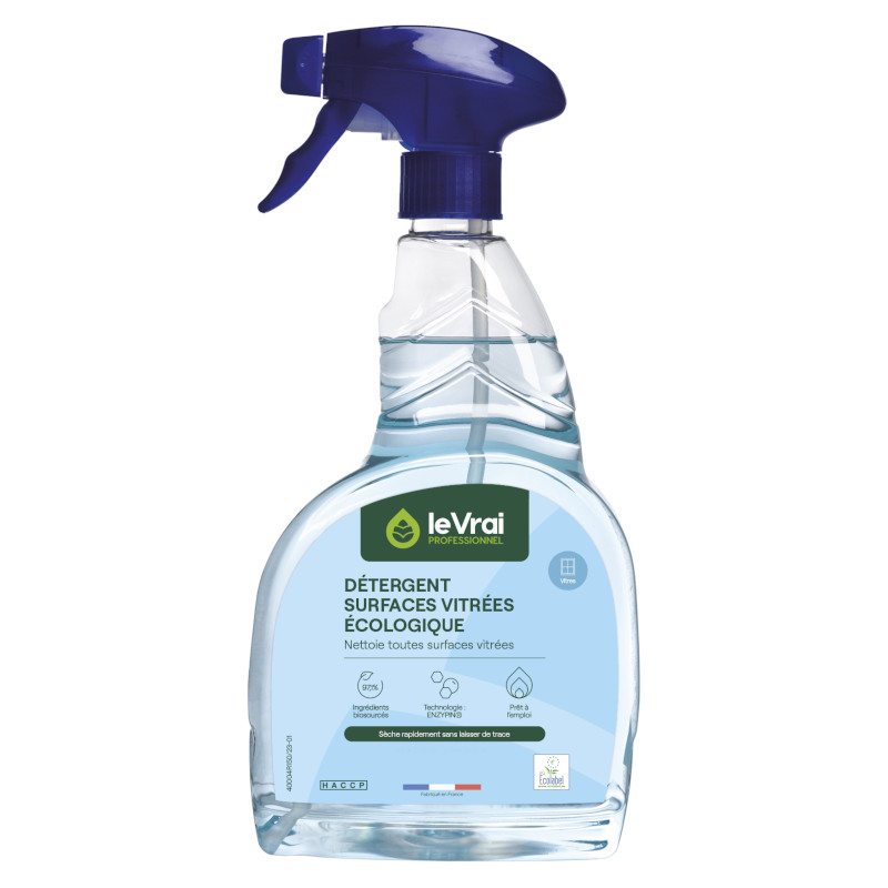 DETERGENT SURFACES VITRES ECOLOGIQUE - Pulv.750ml - Ecolabel