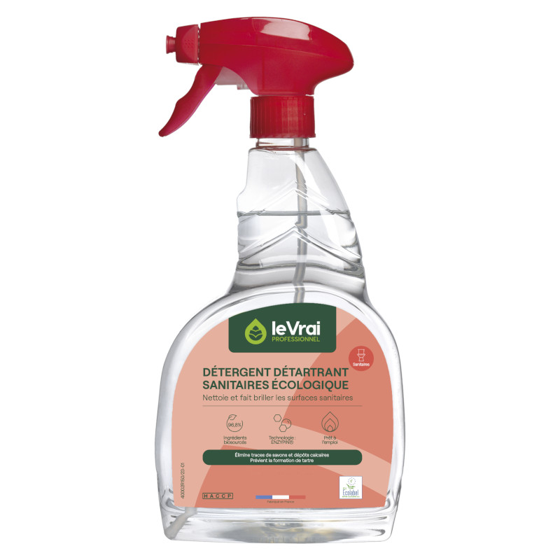 DETERGENT DETARTRANT SANITAIRE ECOLOGIQUE - Pulv 750ml - Anti calcaire