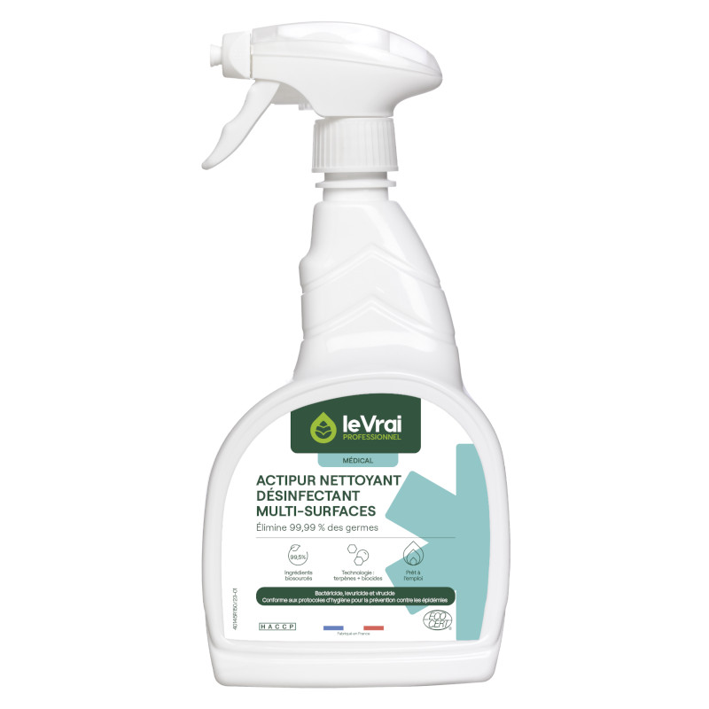 ACTIPUR DESINFECTANT MULTISURFACES PAE - Pulv 750 ml - ECOCERT